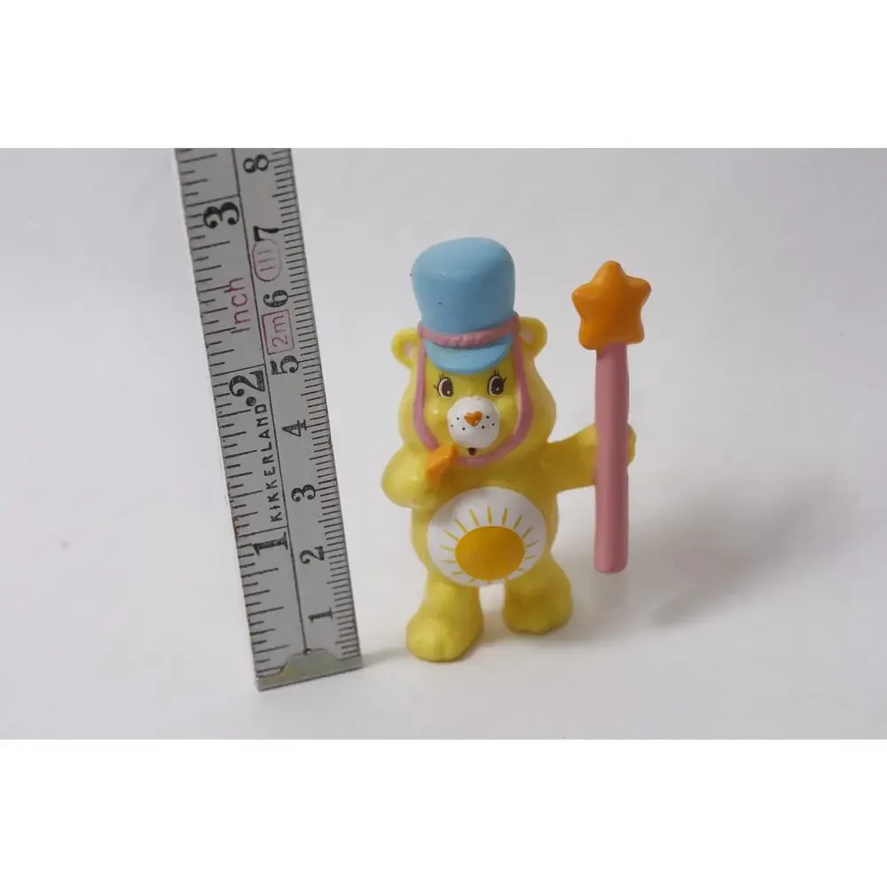 1980s Care Bears Funshine Bear Marching Band Toy Figurine ~ 260817-WH 1003
